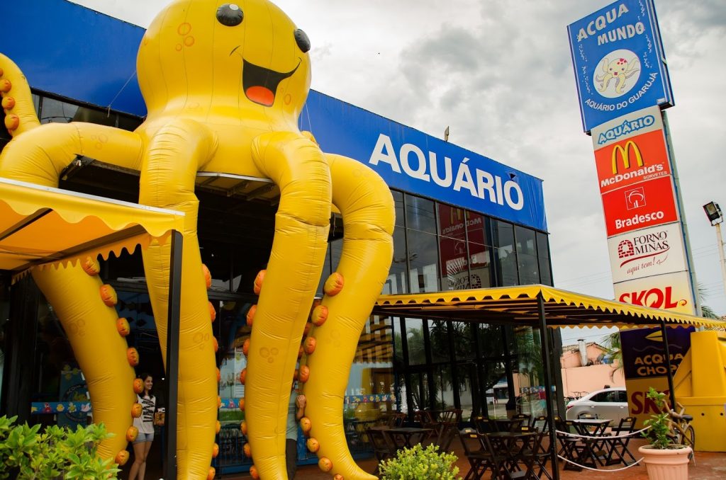 Aquário Acqua Mundo na Enseada em Guarujá